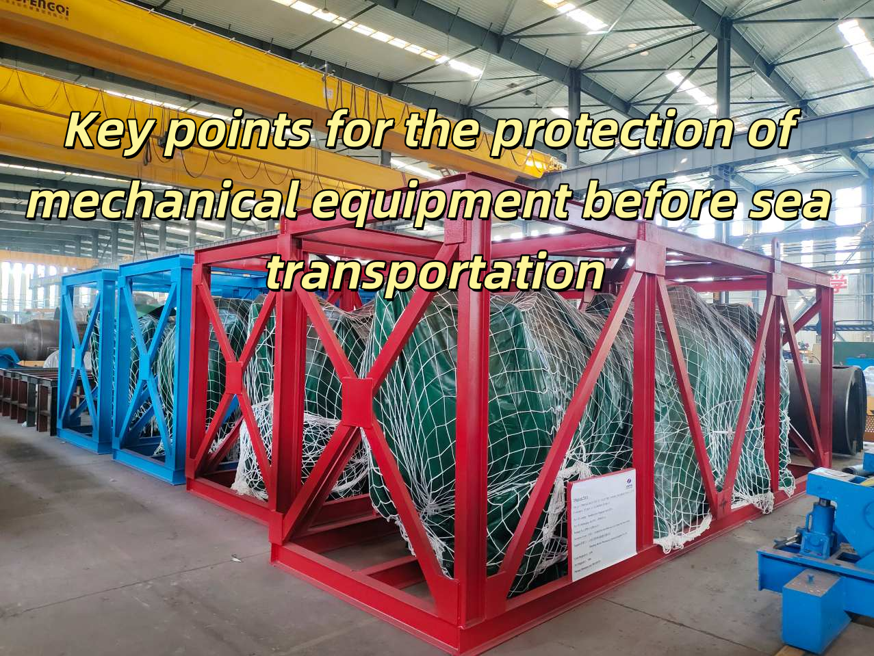 Support protection before transportation