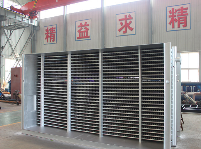Longitudinal fin tube heat exchanger